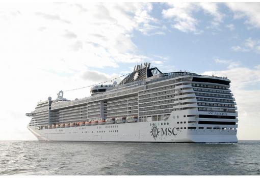 Vista de Popa del MSC Fantasia